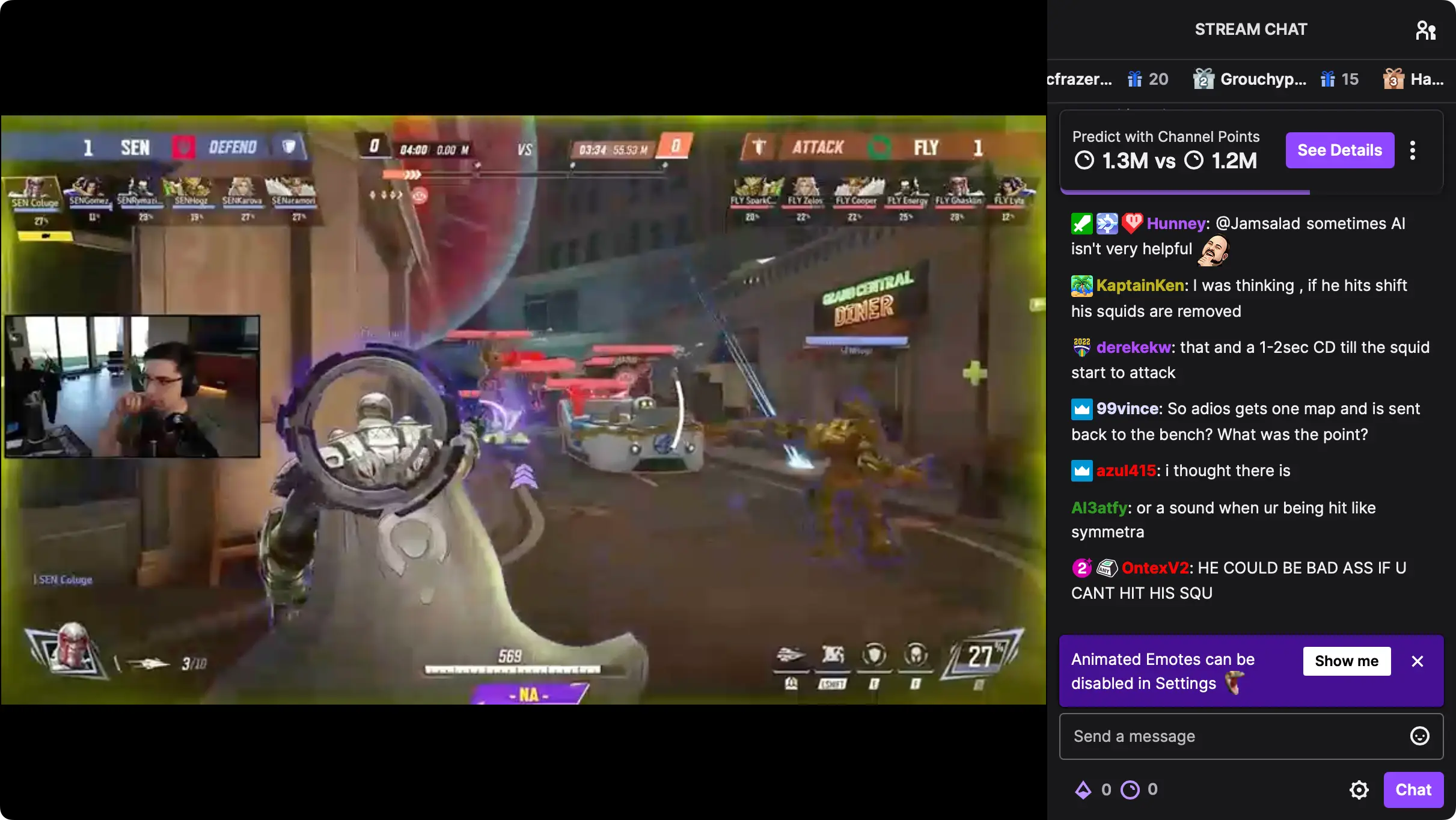 Peep with Twitch integration